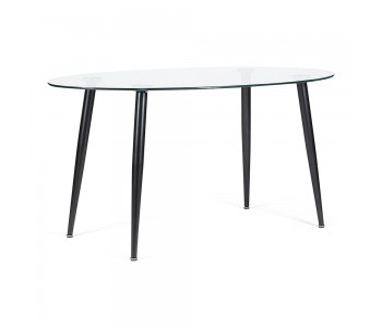 Стол обеденный "KASSEL" металл/закалённое стекло 10мм (Кассел) (Tet Chair)